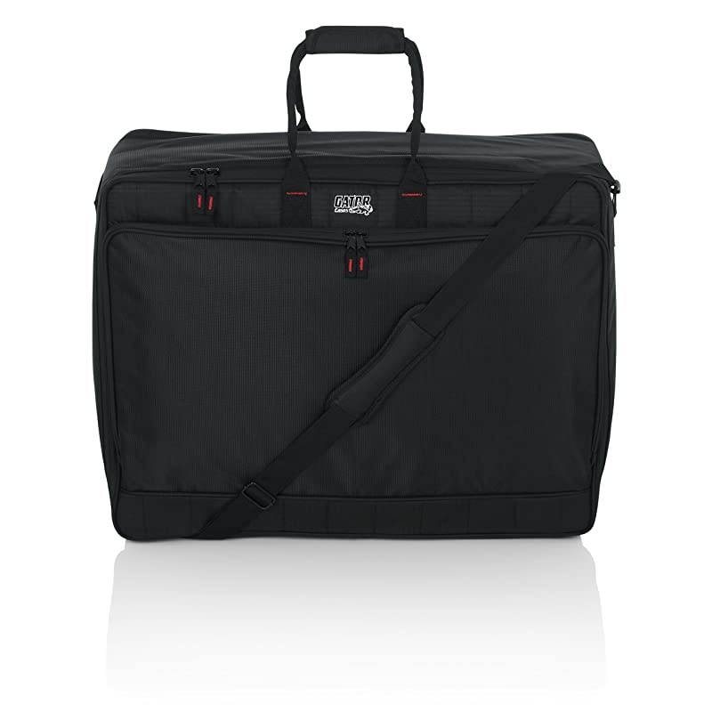 Cases Padded Nylon Mixer/Gear Carry Bag with Removable Strap; 25" x 19" x 8" (G-MIXERBAG-2519)