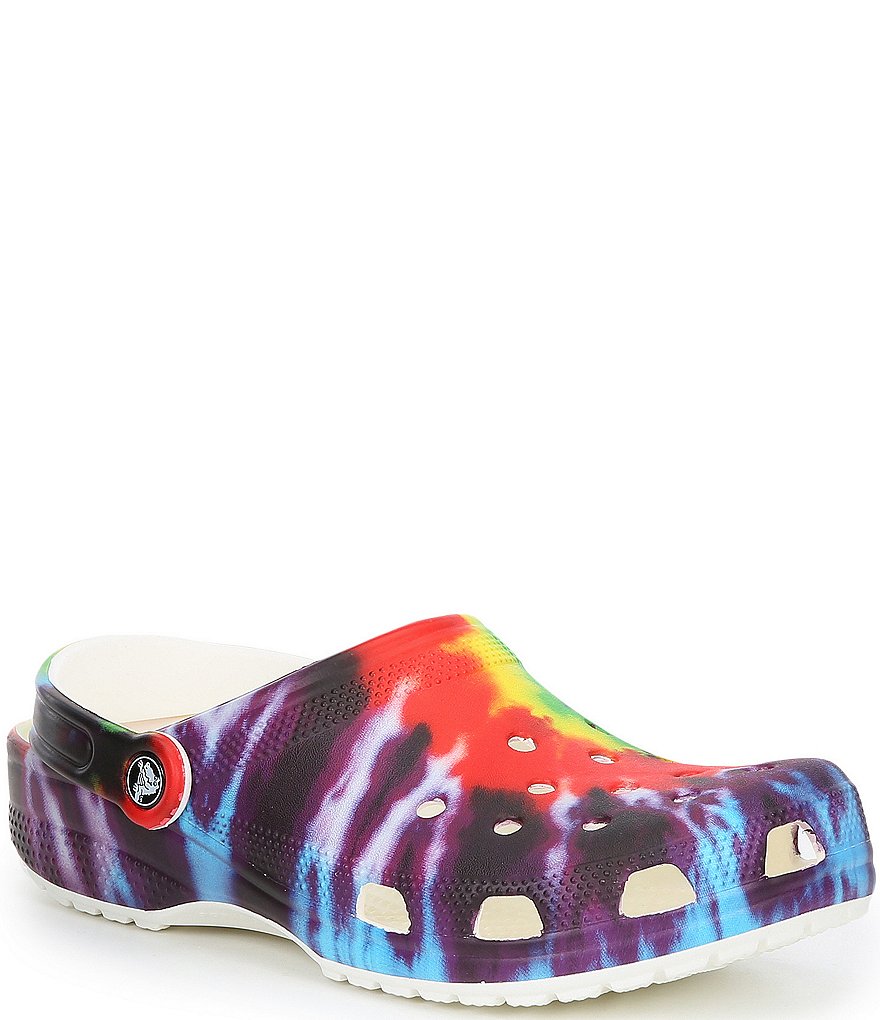 Crocs Men's Classic Tie-Dye Clogs