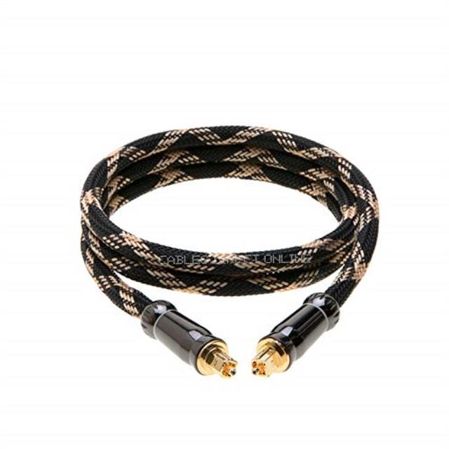 3ft toslink digital optical fiber audio cable male to male, s/pdif, dts, dolby, pcm, for home theater/home audio 3ft