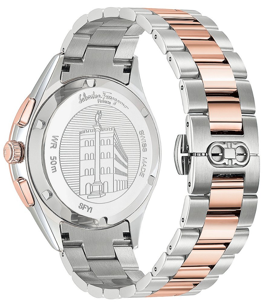 Salvatore Ferragamo Mens Racing Bracelet Watch