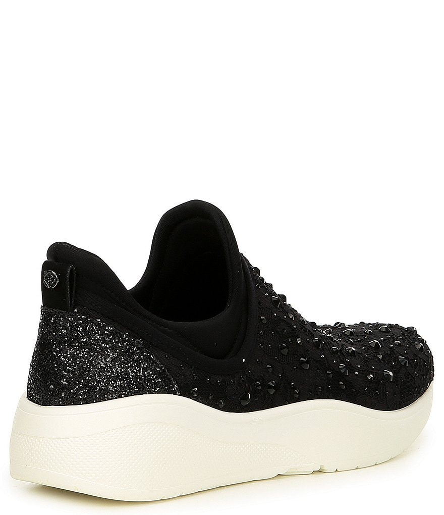 Antonio Melani Jaxtyn Hotfix Lace and Jewel Embellished Sneakers
