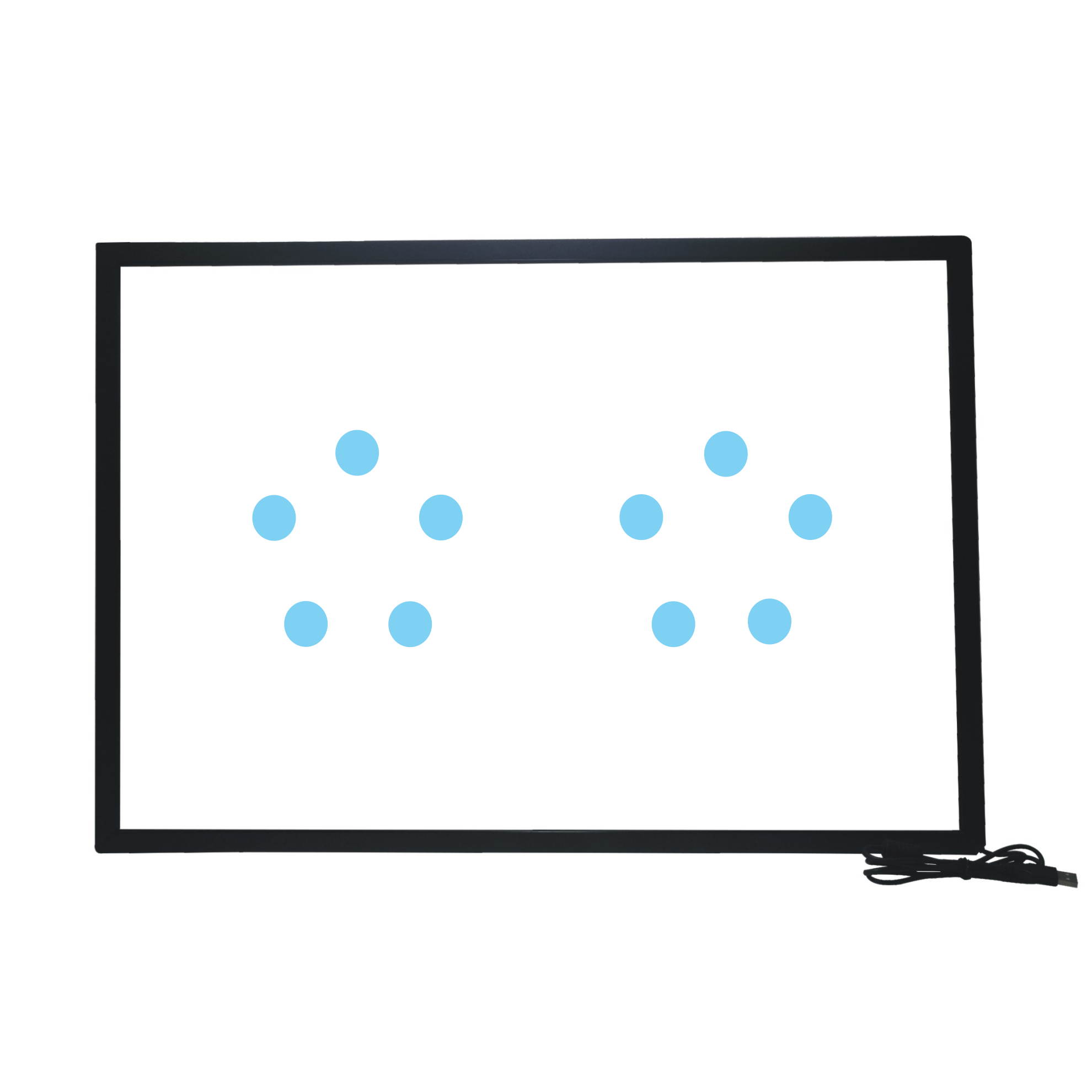 70 Inch 10 Points Infrared IR Multi Touch Screen Overlay Frame Panel USB Free Driver
