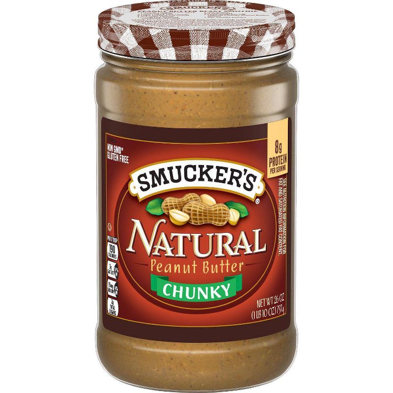 Smucker's Natural Crunchy Stir Peanut Butter - 26oz