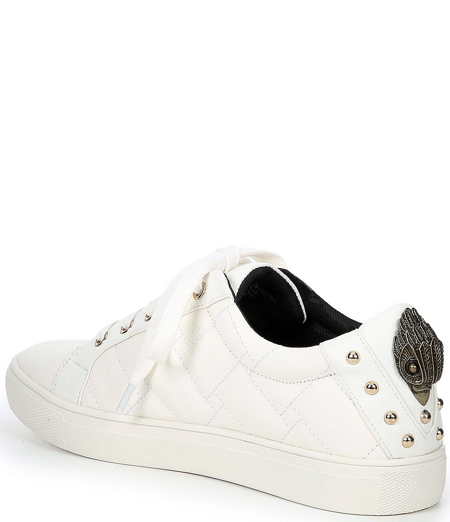 Kurt Geiger London Ludo Quilted Leather Ornament Detail Sneakers