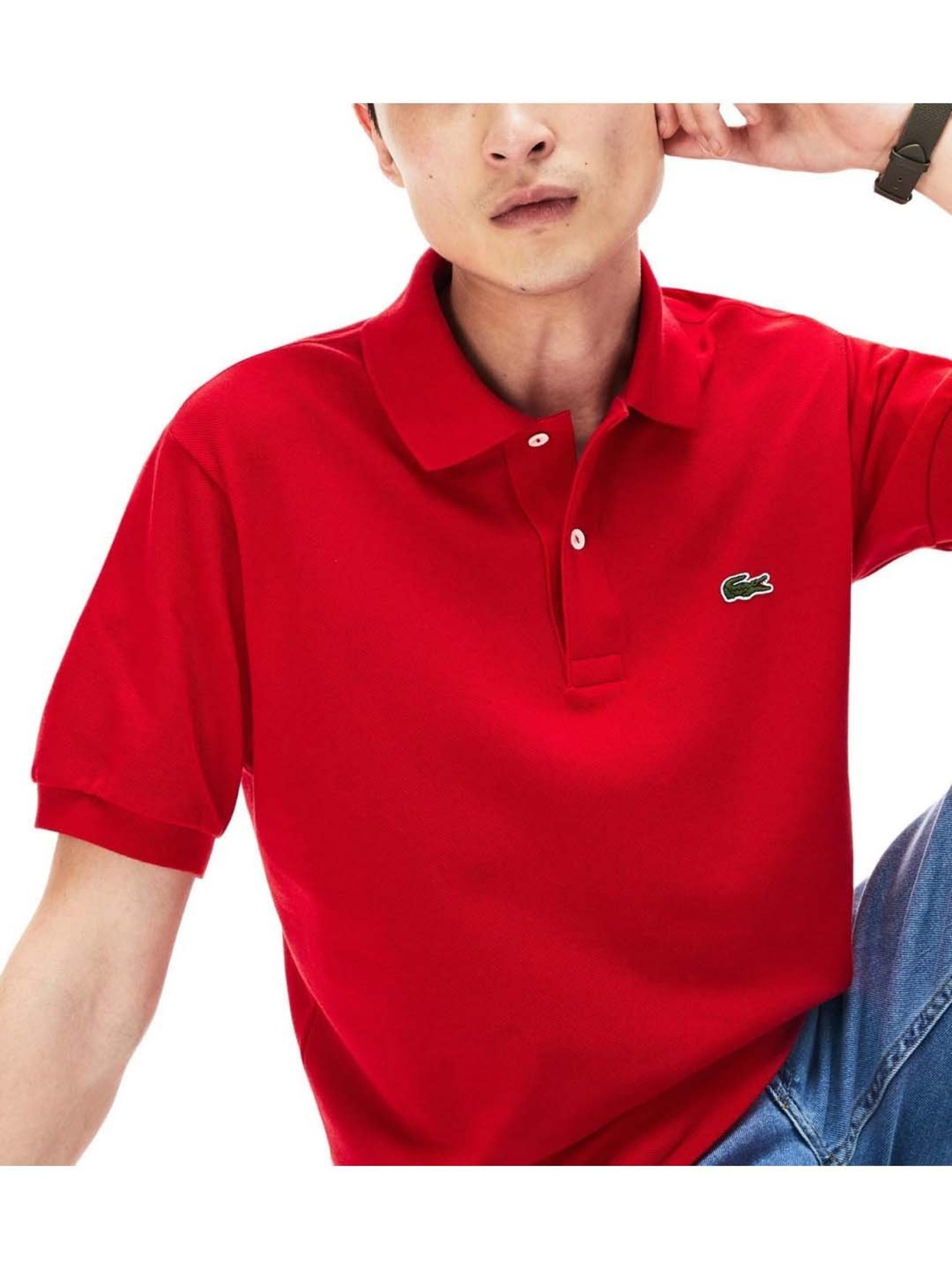 Lacoste Red L.12.12 Classic Fit Polo T-Shirt