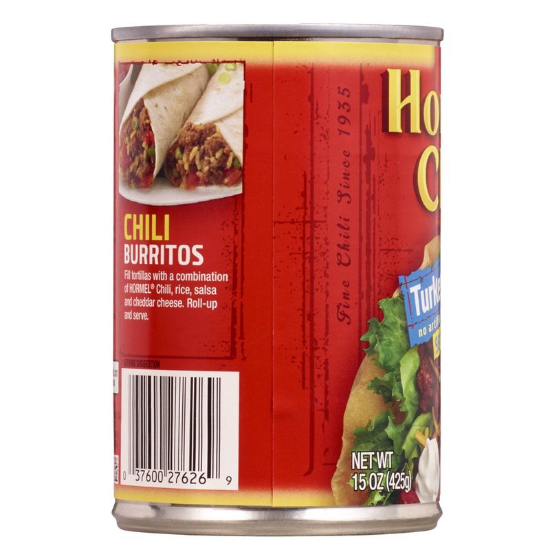 Hormel 99% Fat Free Turkey No Beans Chili 15oz