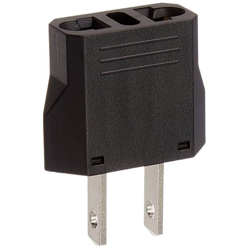 EuropeanAsian To American Outlet Travel Plug Adapter 6Pack