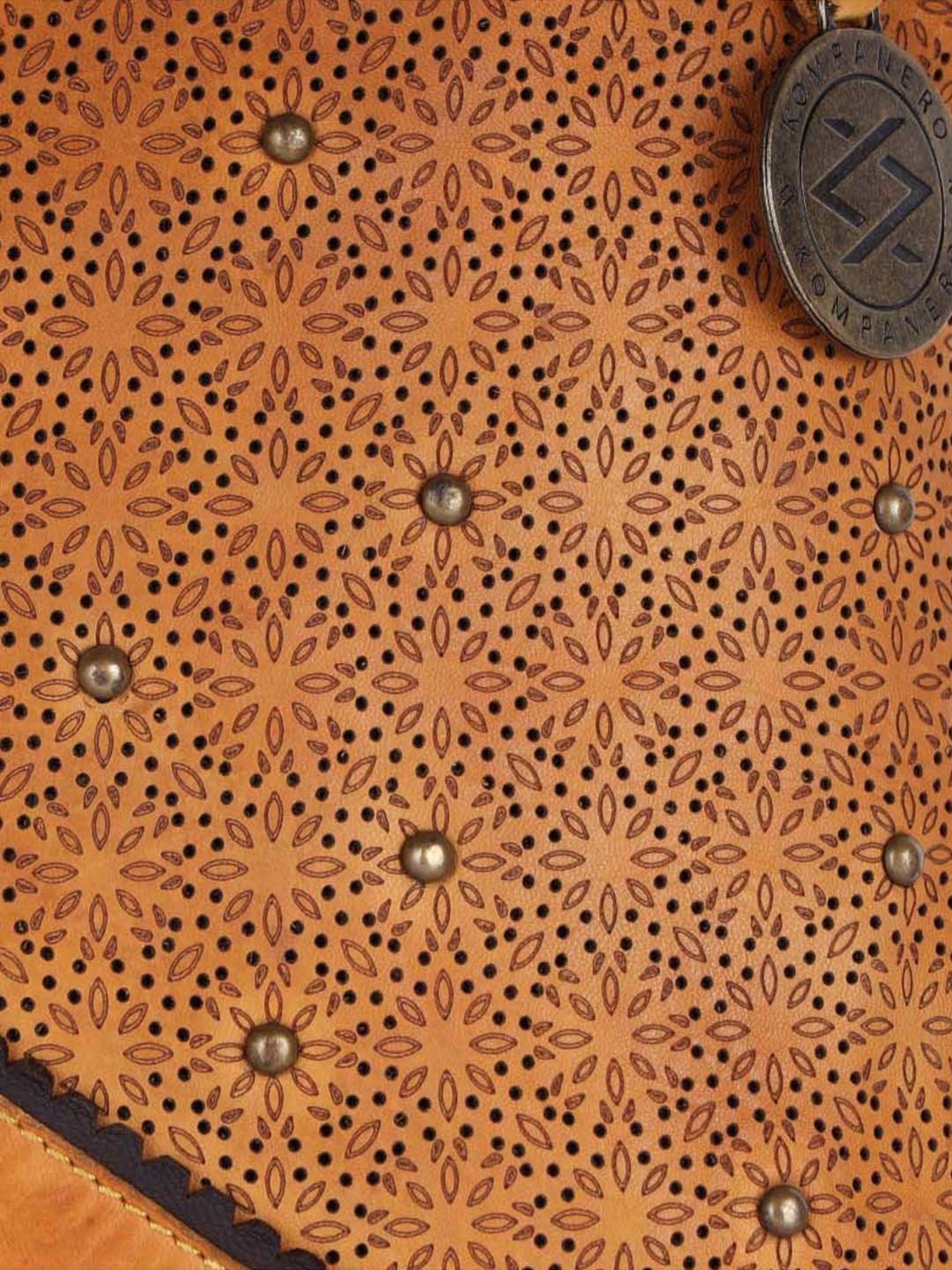 KOMPANERO Yellow Cut Work Medium Shoulder Bag