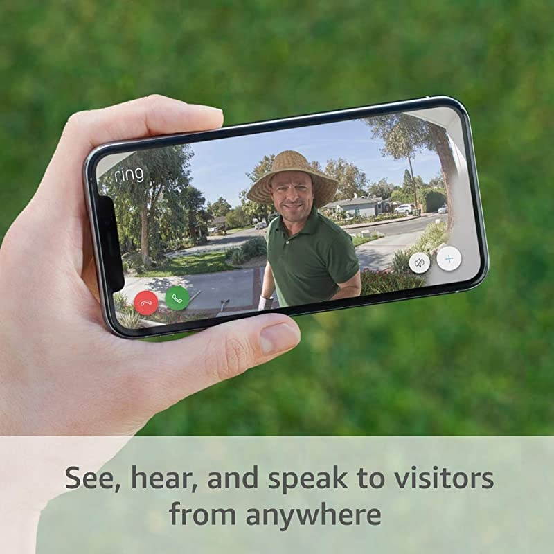 Video Doorbell Pro &ndash; Upgraded, with added security features and a sleek design (existing doorbell wi required)