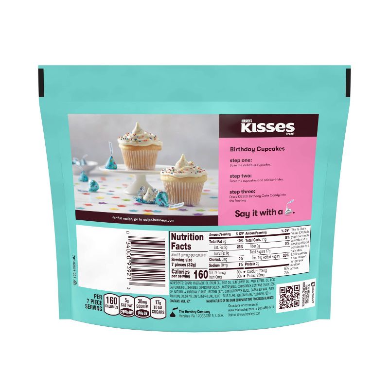 Hershey's Birthday Cake Kisses Share Size - 10oz