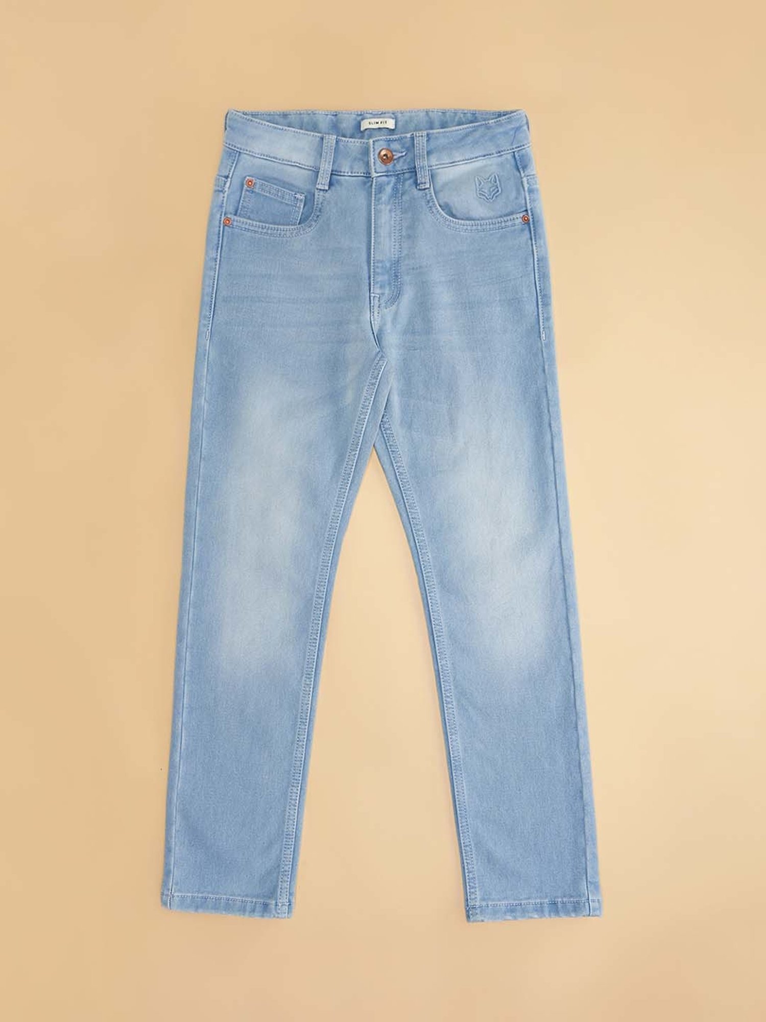 Pantaloons Junior Blue Slim Fit Jeans