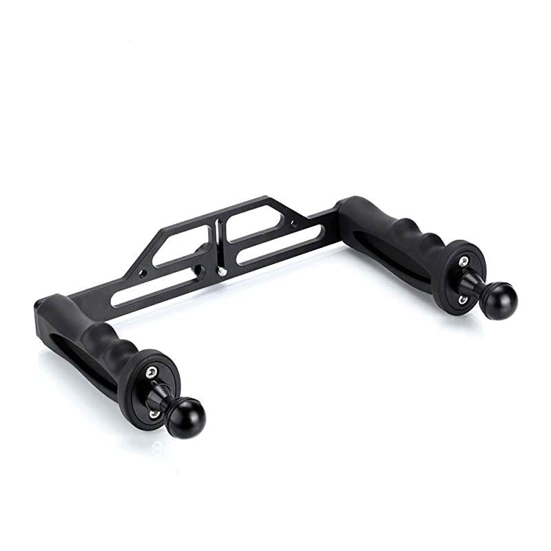 Underwater Video Light Stabilizer Tray Lightweight Aluminium Tray for GoPro OSMO and Any Other Camera with 14 inch Screw Hole