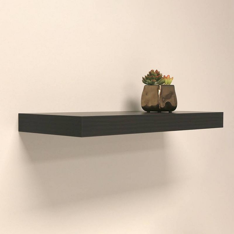 Decorative Wall Shelf - Dark Brown