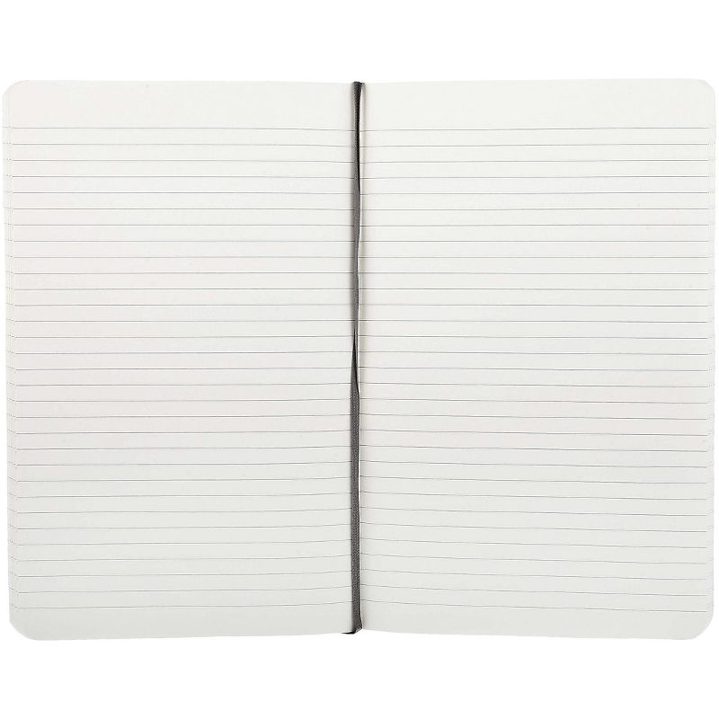 Moleskine Classic Softcover Notebook Ruled 8 1/4 x 5 Black Cover 192 Sheets MSL14