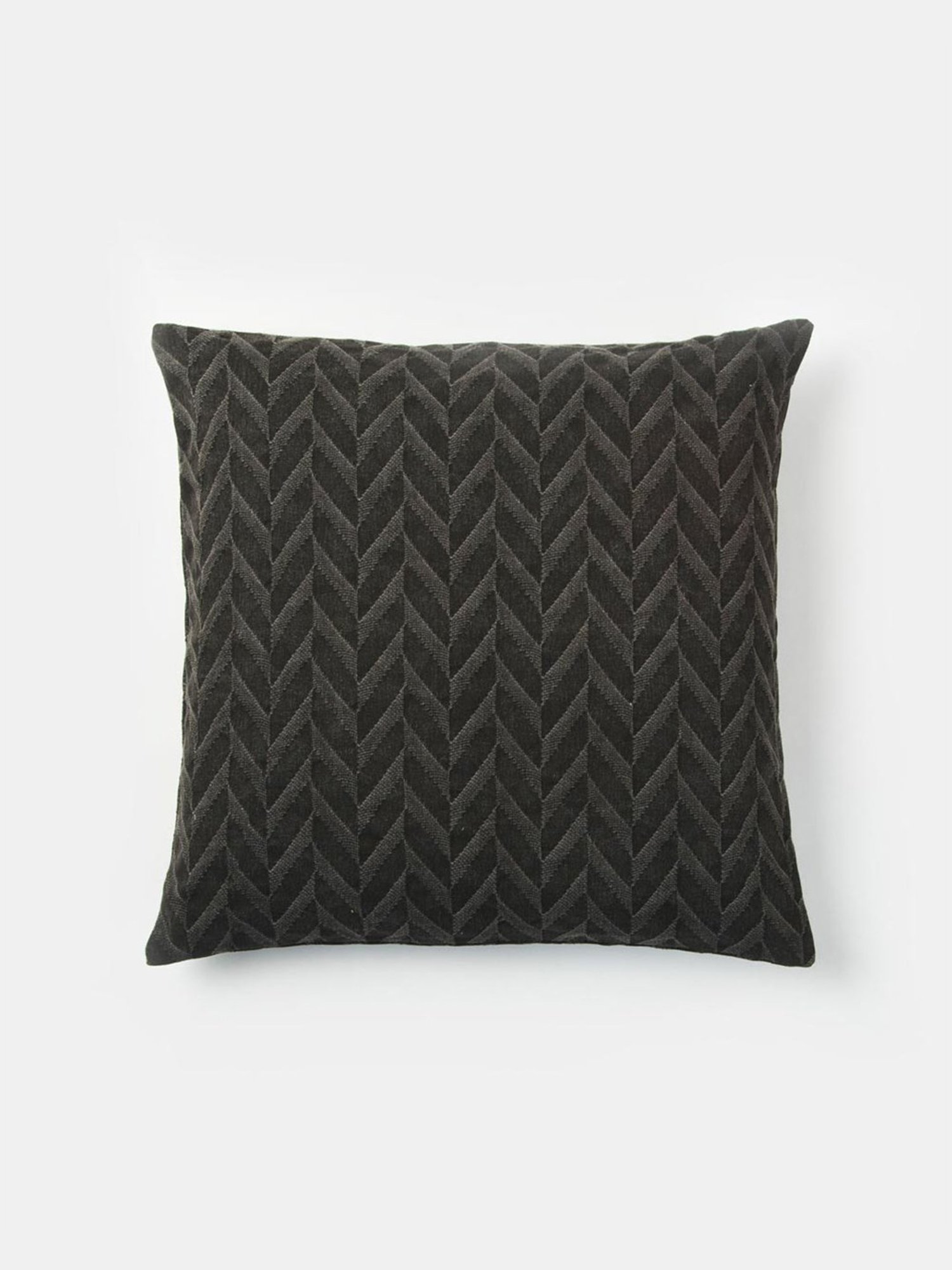 Fabindia Grey Cotton 100 TC 265 GSM Cushion Cover