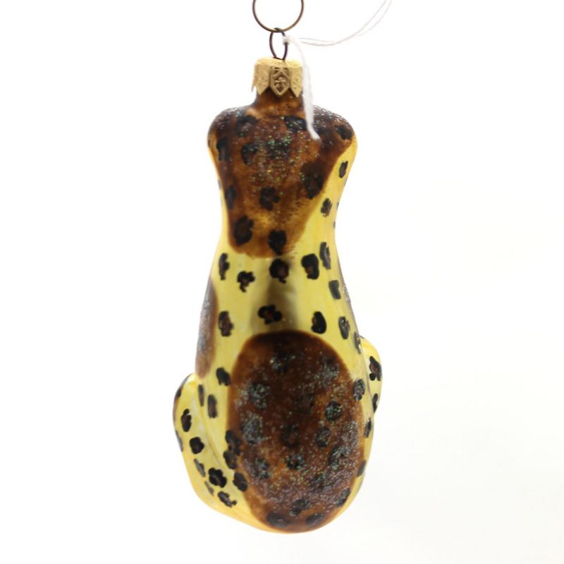 Holiday Ornaments 5.25" Leopard . Ornament Safari Endangered Zoo  -  Tree Ornaments
