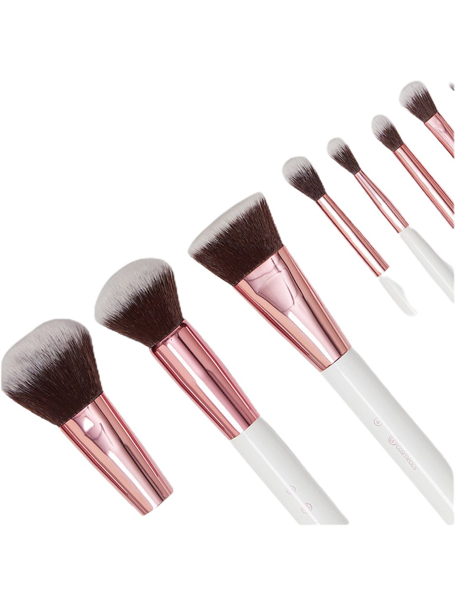 BH Cosmetics Crystal Quartz Brush Set with Bag