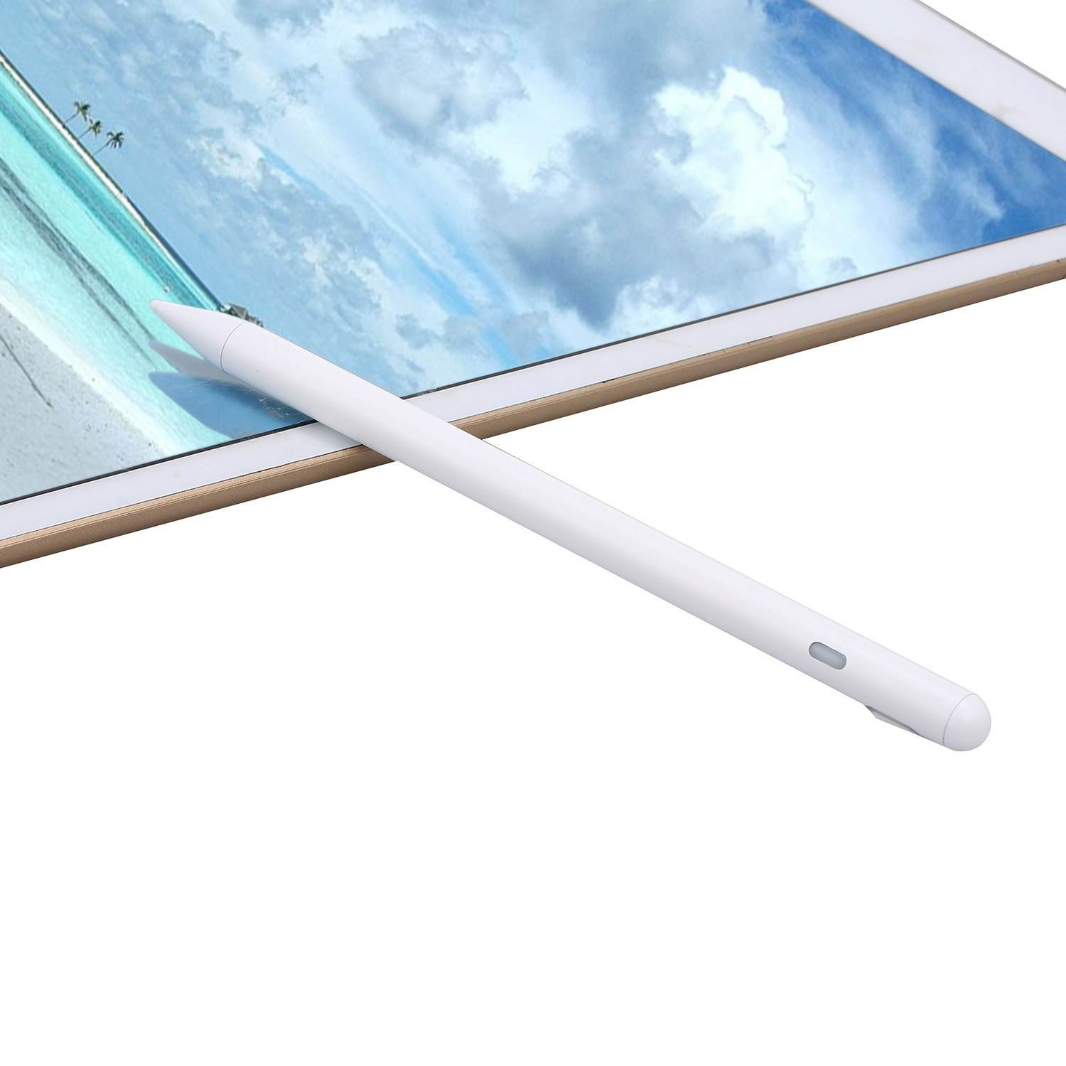 Capacitive Pen for iPad Active Stylus Pen with Palm Rejection Compatible with iPad Pro Air Mini Rechargeable