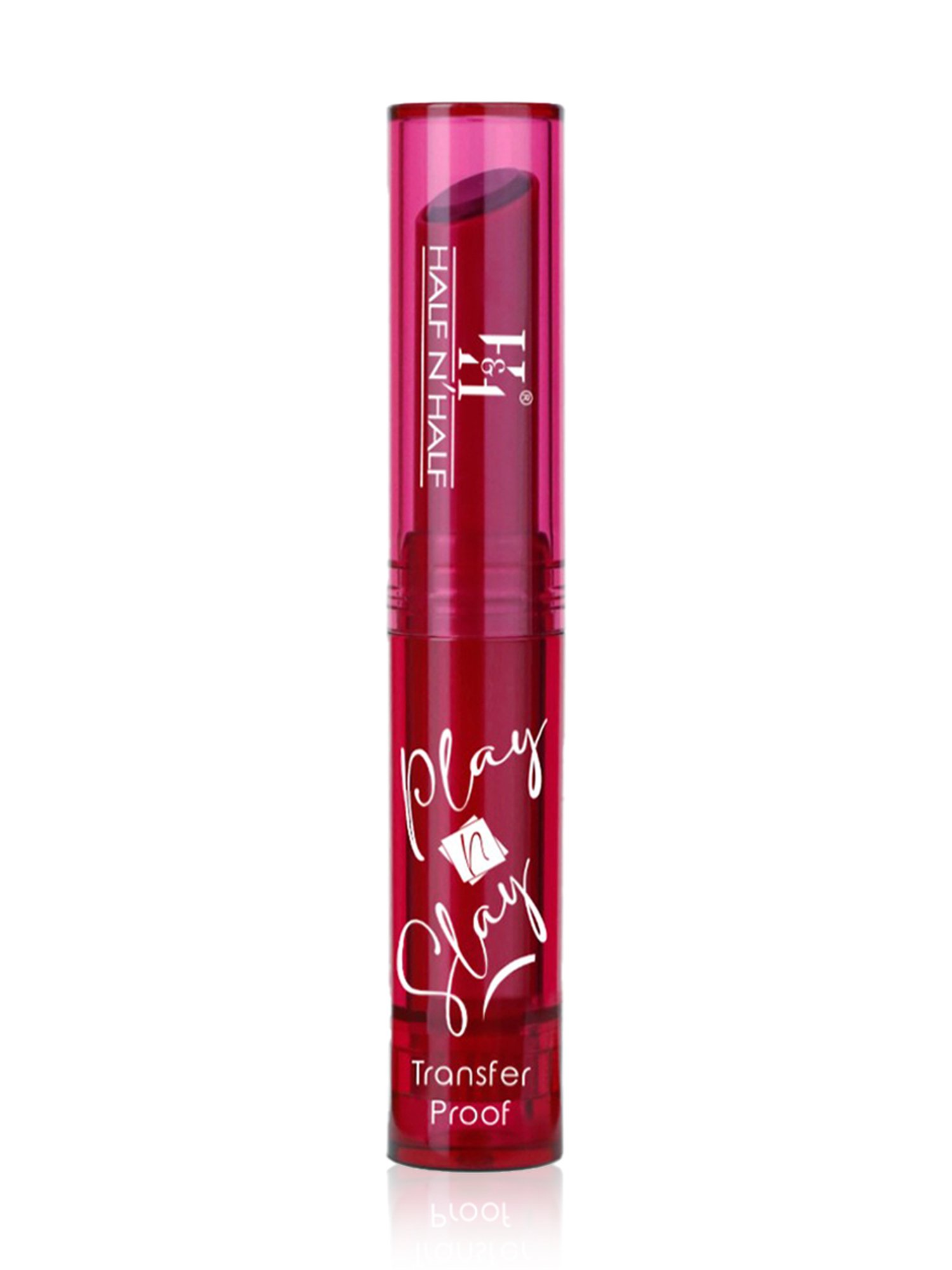 Half N Half Play n Slay Transfer Proof Lipstick 07 Wine me - 2.4 gm