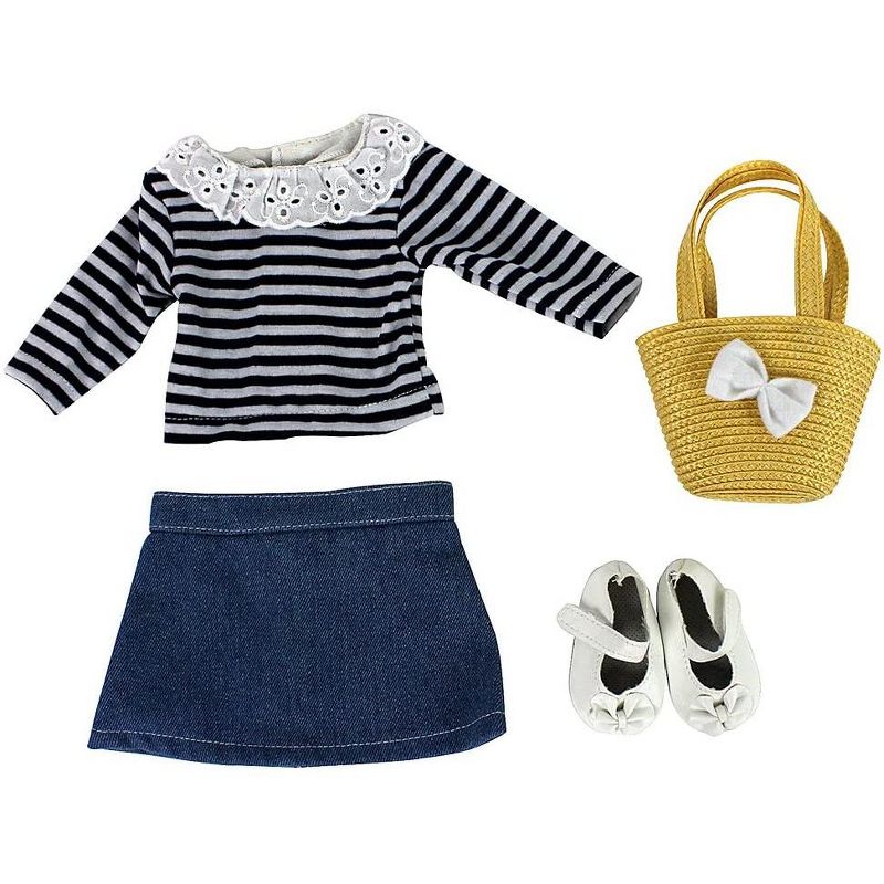 Dress Along Dolly Casual School Day Outfit for American Girl Doll