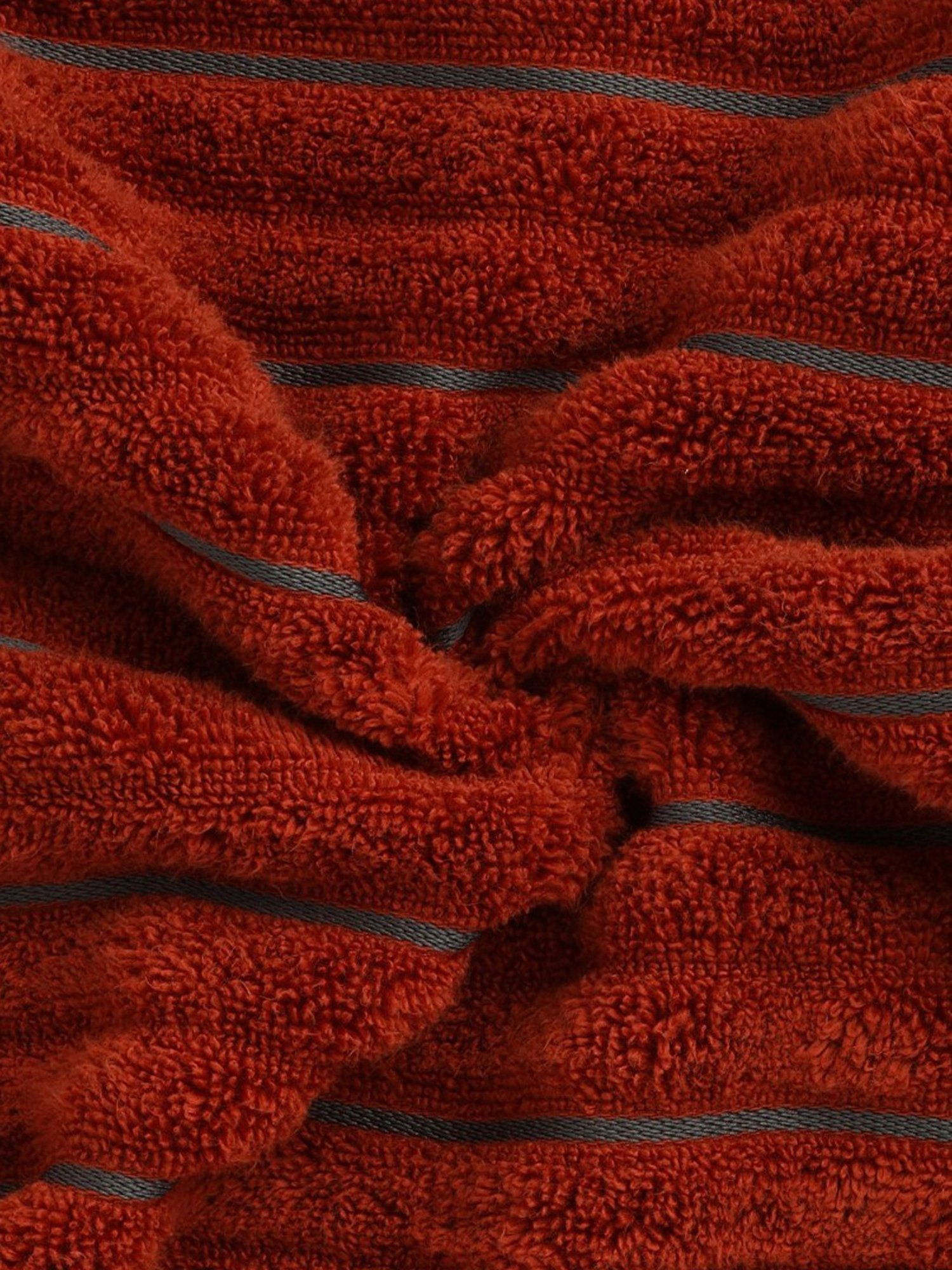 Spaces Exotica Dark Orange 575 GSM Cotton Hand Towel - Set of 2