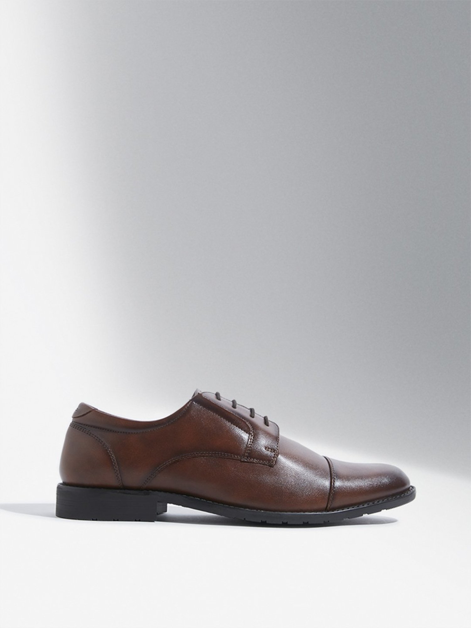 SOLEPLAY by Westside Dark Tan Lace-Up Shoes