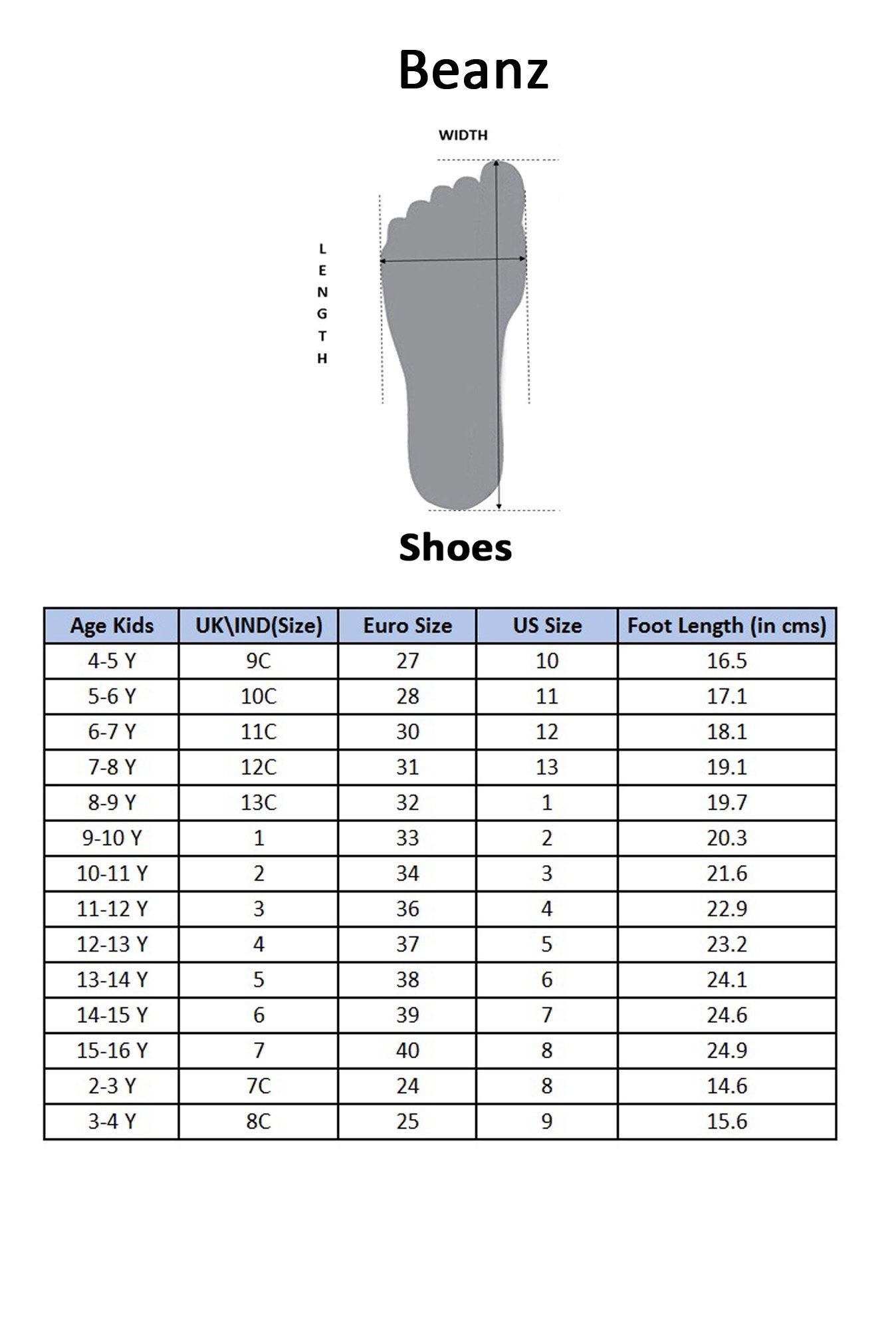 Beanz Kids Grey Sneaker