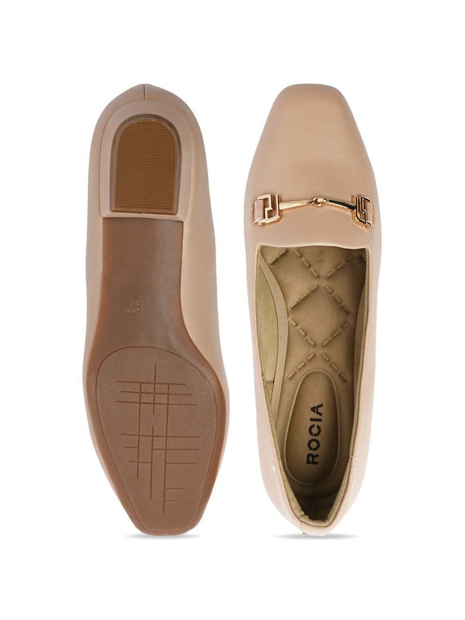 Rocia by Regal Women's Beige Casual Pumps