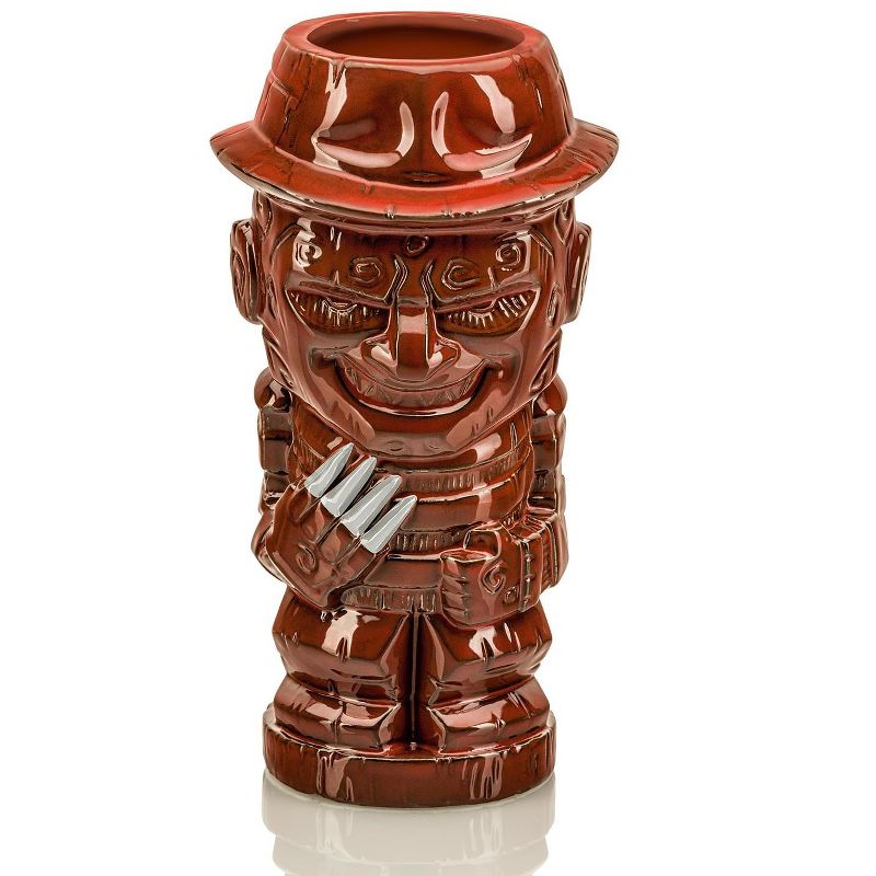 Beeline Creative Geeki Tikis Nightmare On Elm Street Freddy Krueger | Tiki Style Mug | 21 Ounces