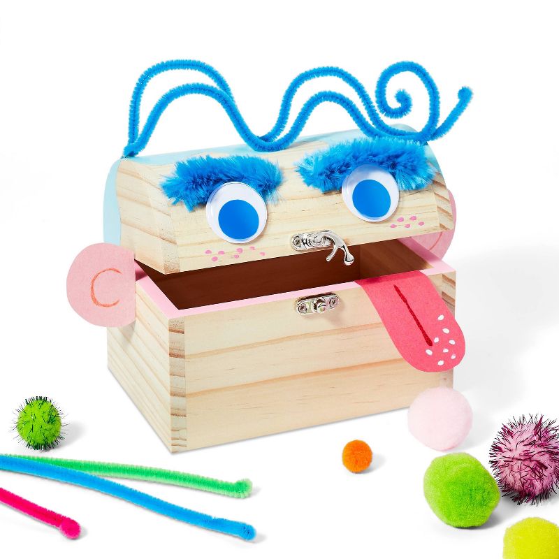 Wood Treasure Chest Box - Mondo Llama™