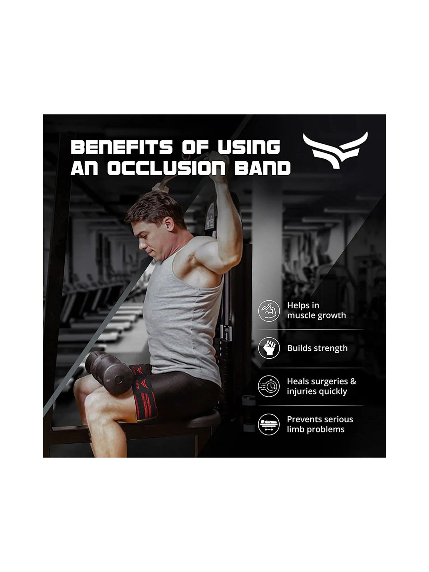 Xtrim Pack of 2 BFR Band (Red)