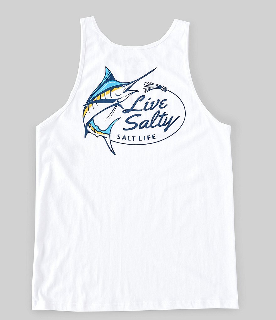 Salt Life Sleeveless Marlin Lure Tank Top