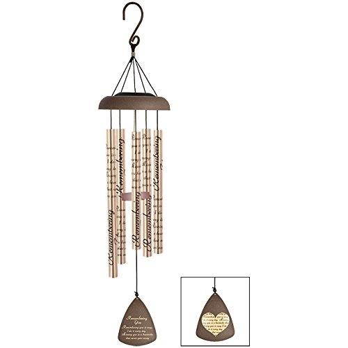 carson "remembering you" 30" solar sonnet, gold toned, 14 x 7