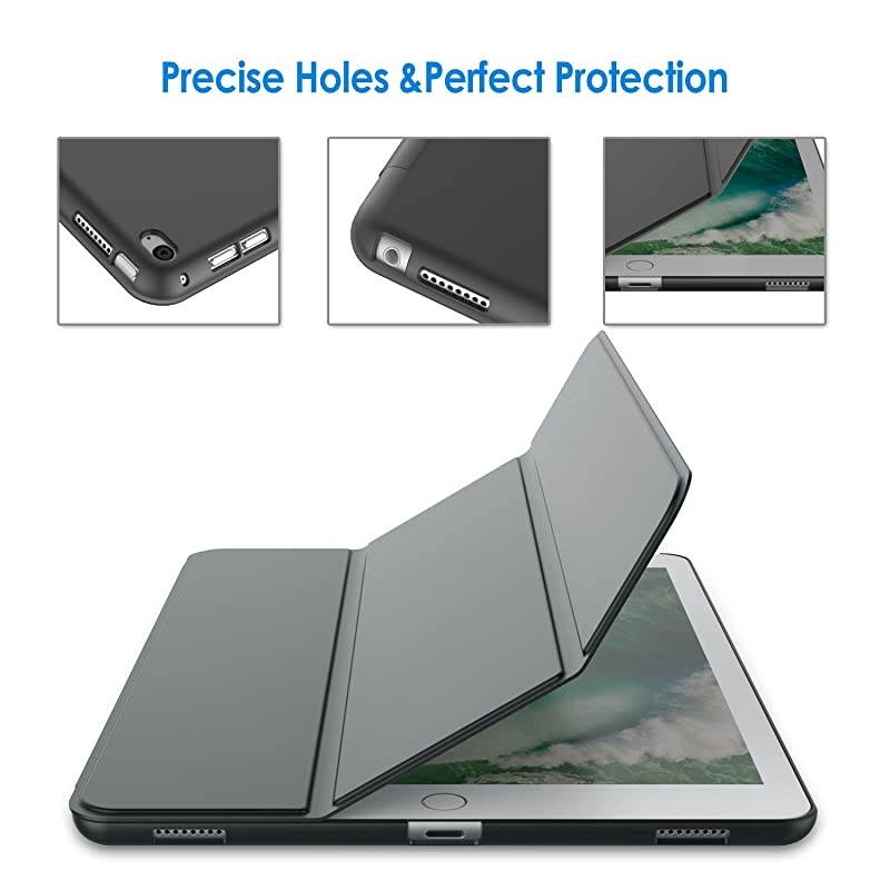 Case for Apple iPad Pro 129 Inch 1st and 2nd Generation 2015 and 2017 Model Auto WakeSleep Dark Grey