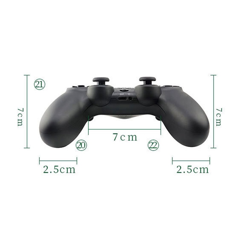 PS4 Controller Wireless, Dual Shock High Performance Gaming Controller for PS 4 /Pro/Slim/PC with Audio Function, Mini LED Indicator