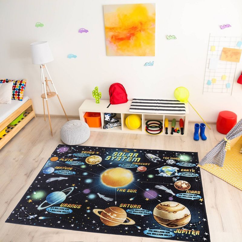 5'x7' Solar System Area Rug - Smithsonian
