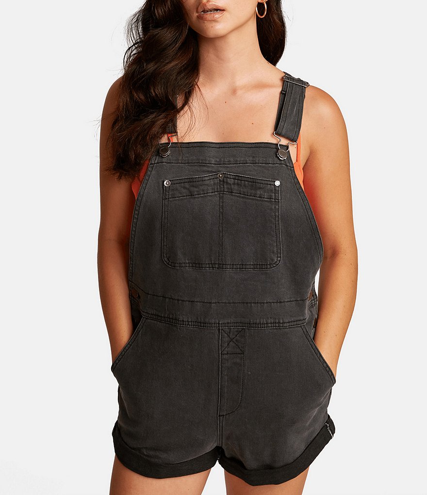 RVCA Marley Sleeveless Denim Shortall