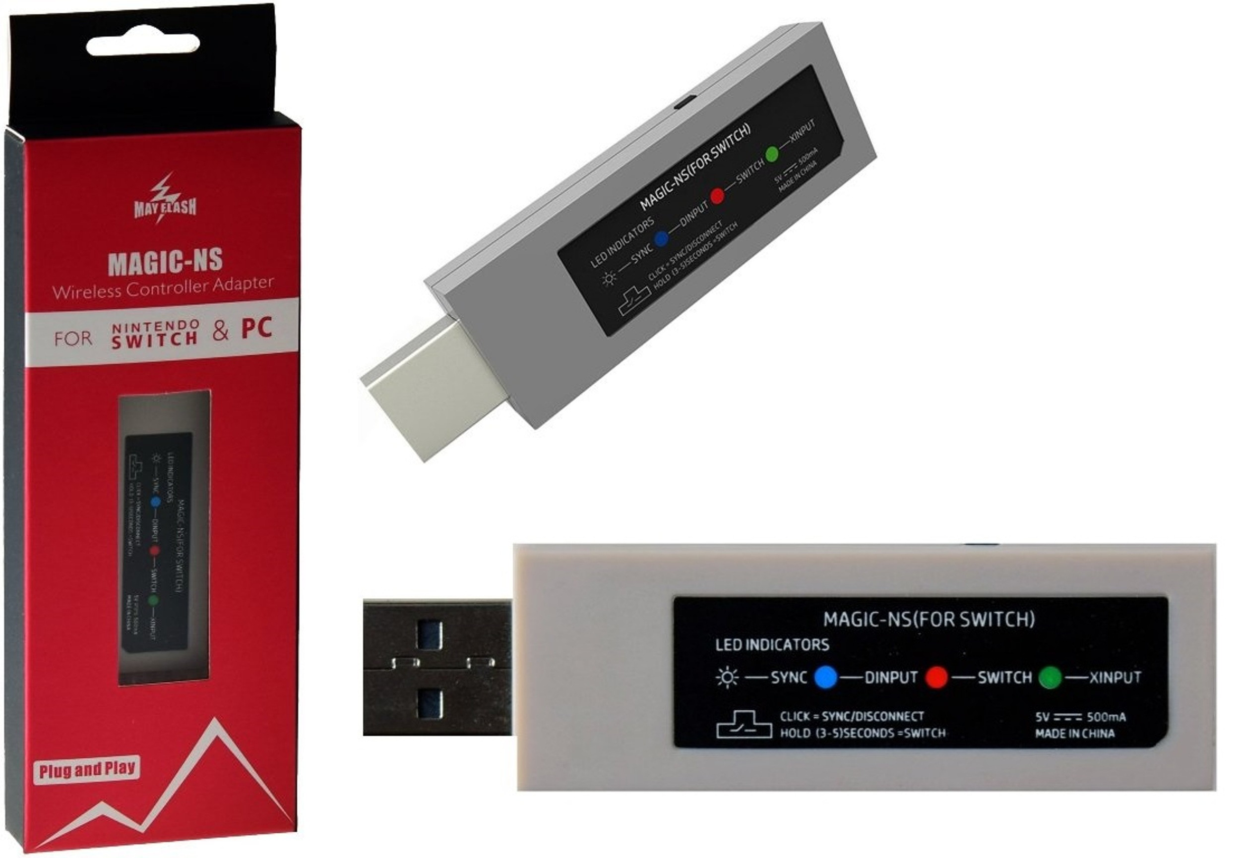 Mayflash Nintendo Switch Magic-NS Wireless Controller Adapter