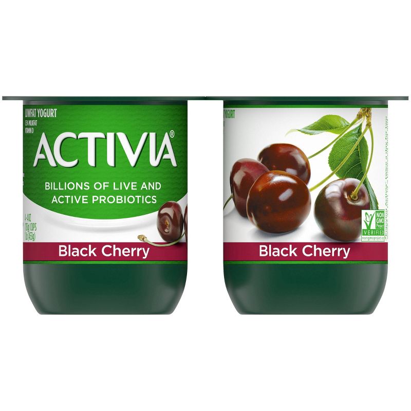Dannon Activia Cherry Probiotic Yogurt - 4pk/4oz