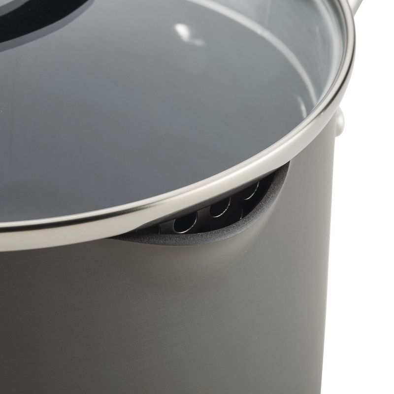 Circulon Innovatum 2qt Hard-Anodized Nonstick Covered Saucepan Gray