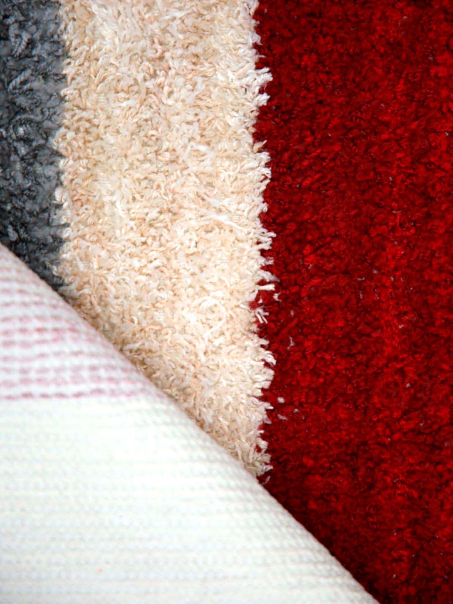 Ariana Multicolor Microfibre 1600 GSM Medium Anti-Skid Supersoft Bath Mat - Set of 2