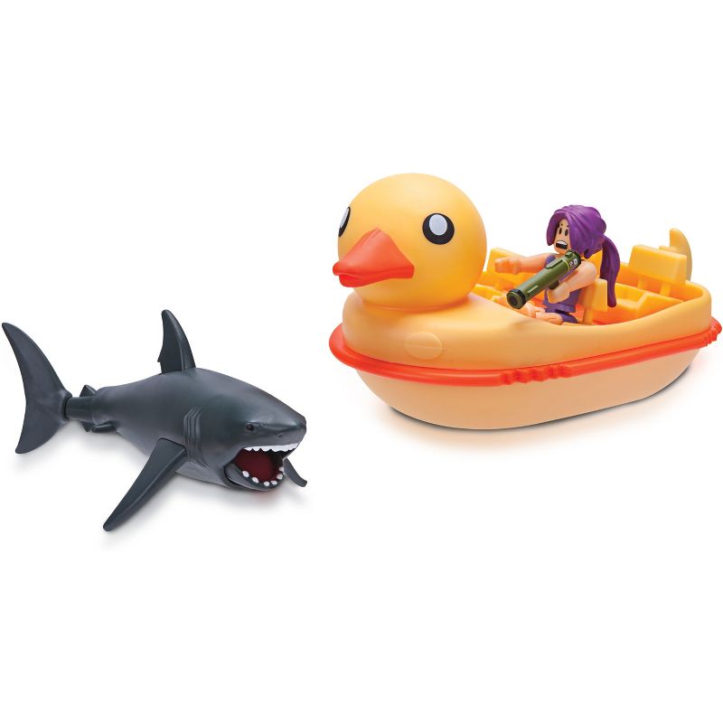 Roblox Celebrity Collection - Sharkbite: Duck Boat Vehicle (Includes Exclusive Virtual Item)