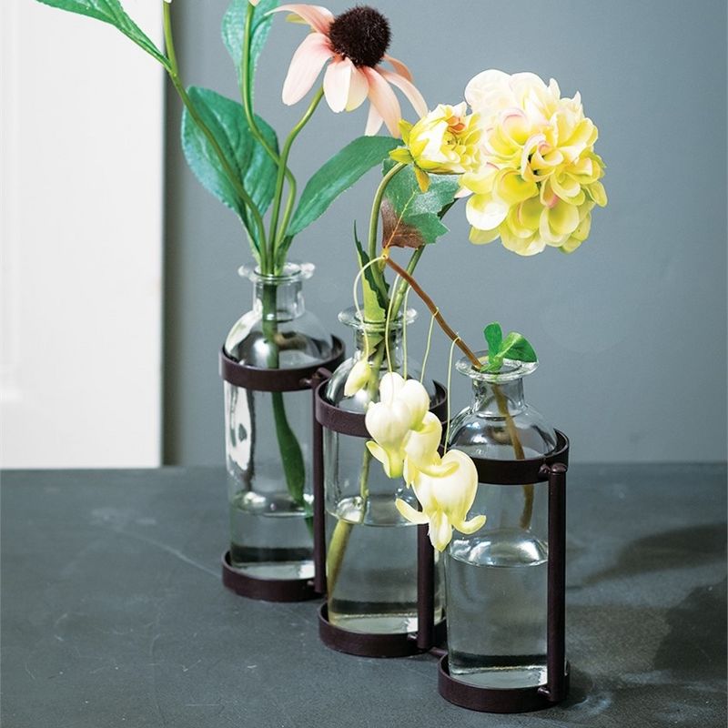 Blue Rose Polish Pottery Lilac Garden Small Bud Vase