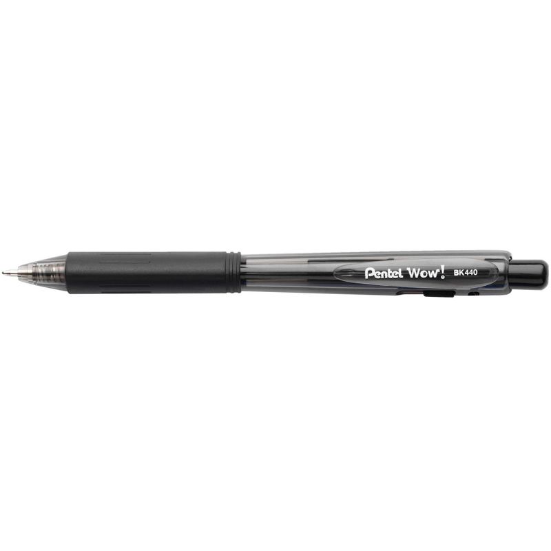 Pentel R.S.V.P. Ballpoint Pen Bonus pk, Medium Line, Black Ink, pk of 24