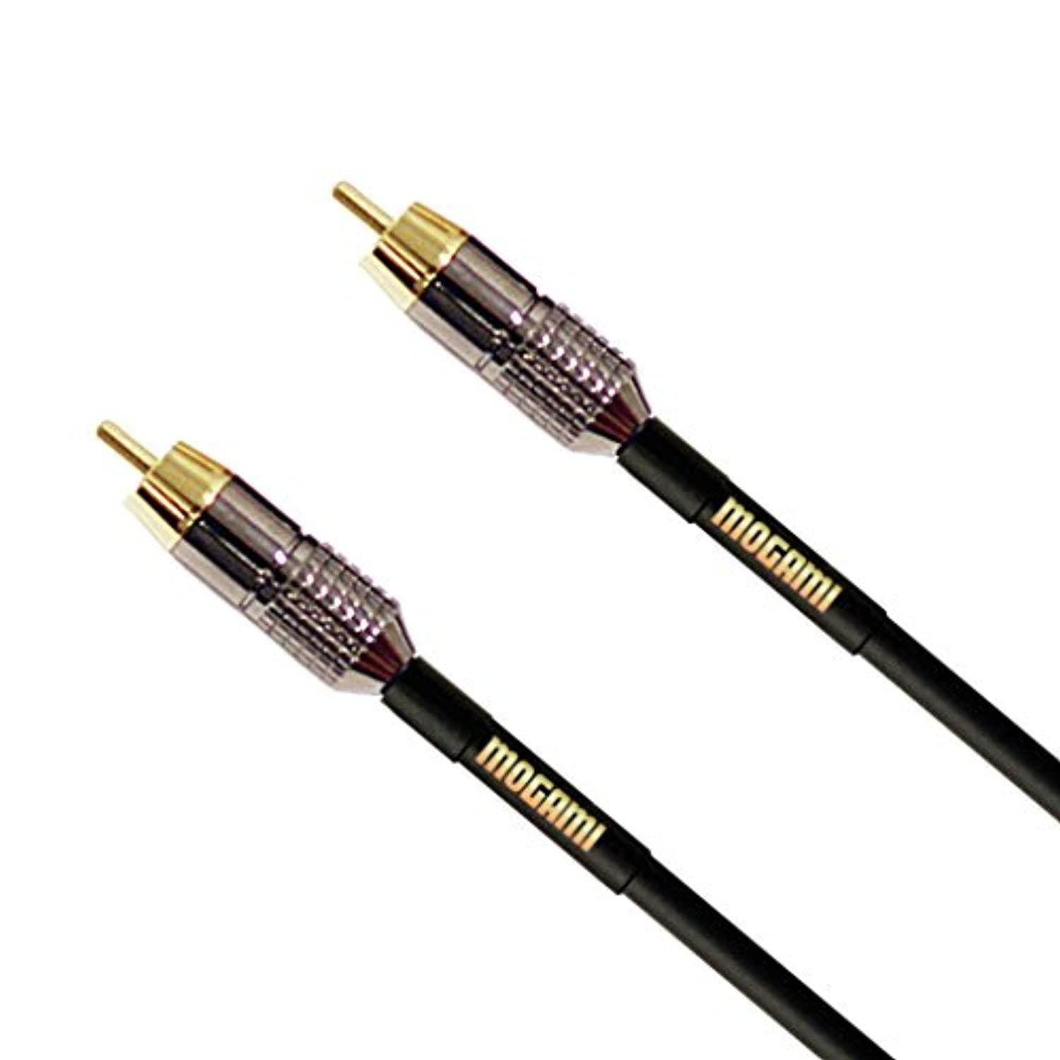 Mogami Gold 12' RCA Male to RCA Male Audio/Video Patch Cable #GOLD RCA-RCA-12