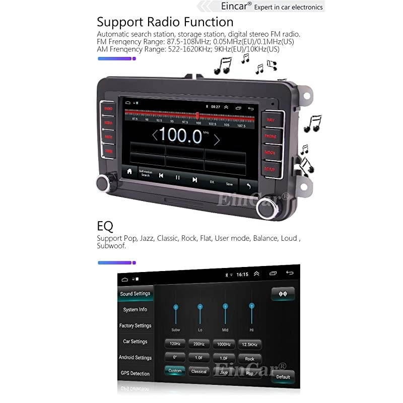 10.0 Double Din Car Stereo GPS Navigation Car Radio Capacitive Touch Screen in Dash Bluetooth Video Player 2 Din Autoradio with WiFi USB Mirrorlink 1080P + Rearview Camera