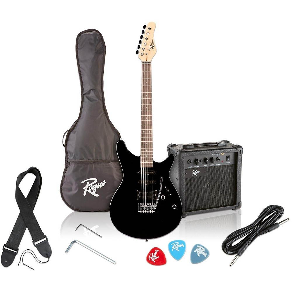 Rogue Rocketeer Electric Guitar Pack Black