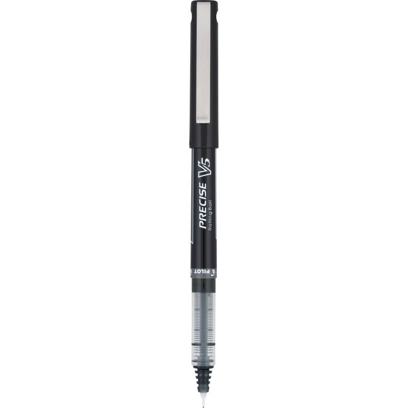 Pilot 3ct Precise V5 Rolling Ball Pens Extra Fine Point 0.5mm Black