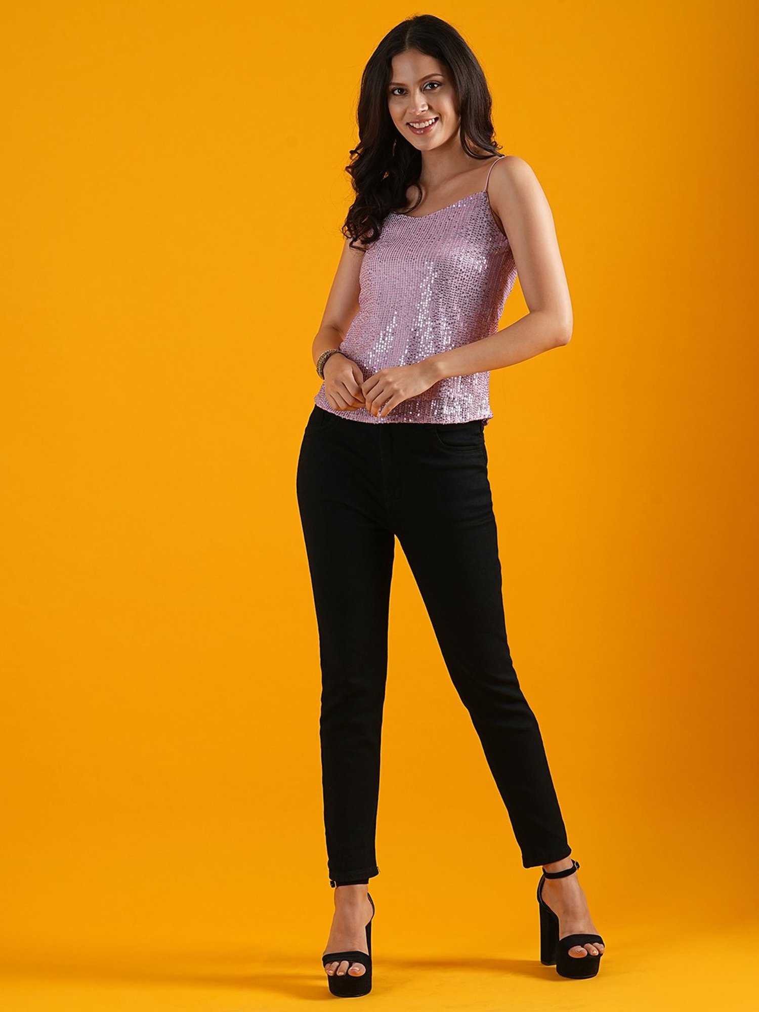 Globus Lavender Embellished Top