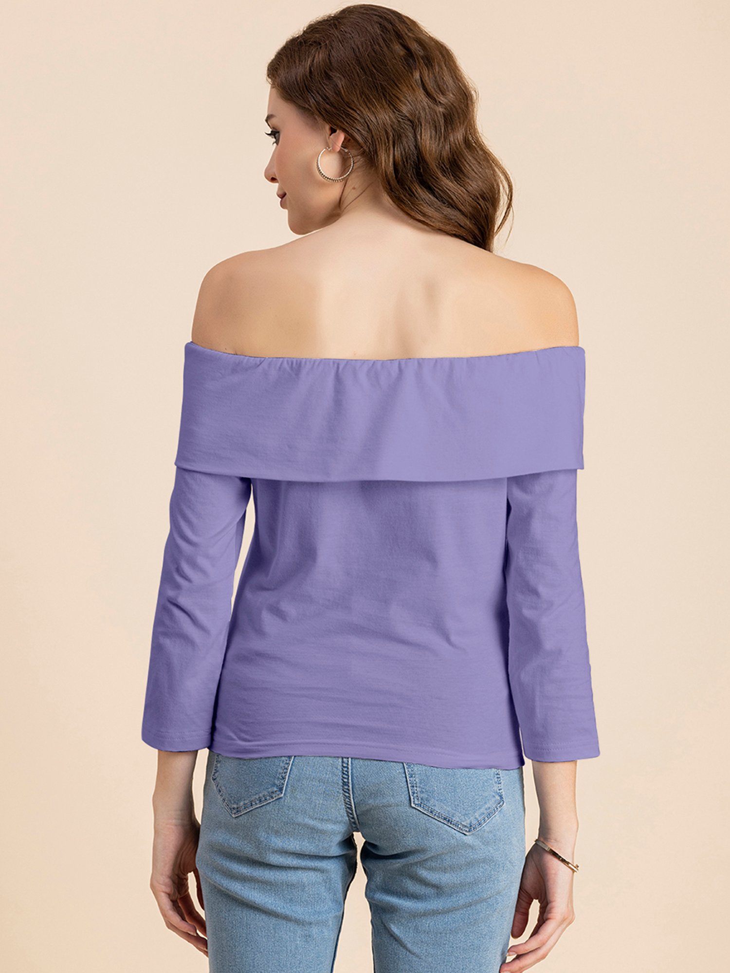 Moomaya Lavender Regular Fit Top